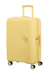 American Tourister Soundbox 67cm Koffer, vergrößerbar, hellgelb