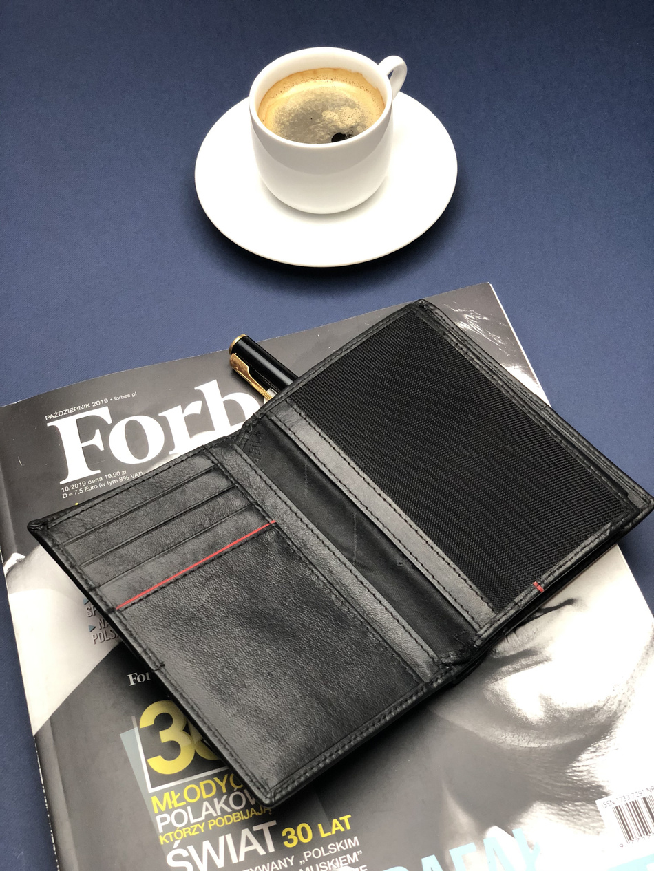 Valentini Black & Red Diamond Herrengeldbörse 467 schwarz