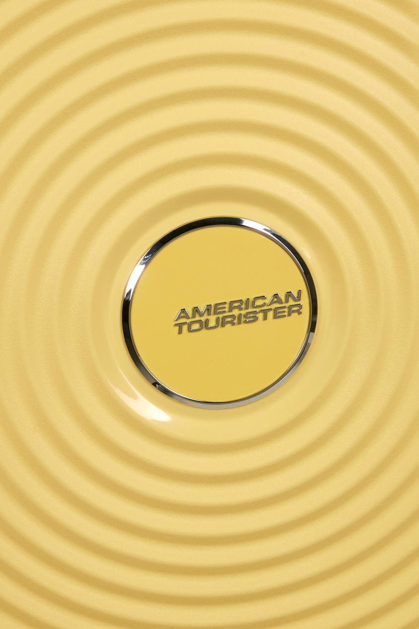 Walizka American Tourister Soundbox 77cm powiększana żółta jasna