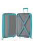 American Tourister Soundbox 67cm großer blauer Koffer