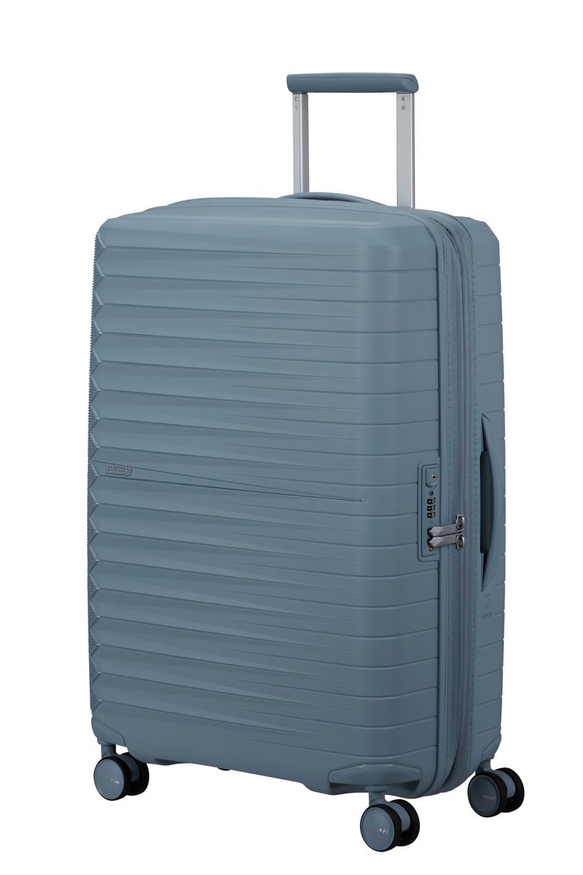  American Tourister Fastforward Koffer 68cm Ausziehbar Grau