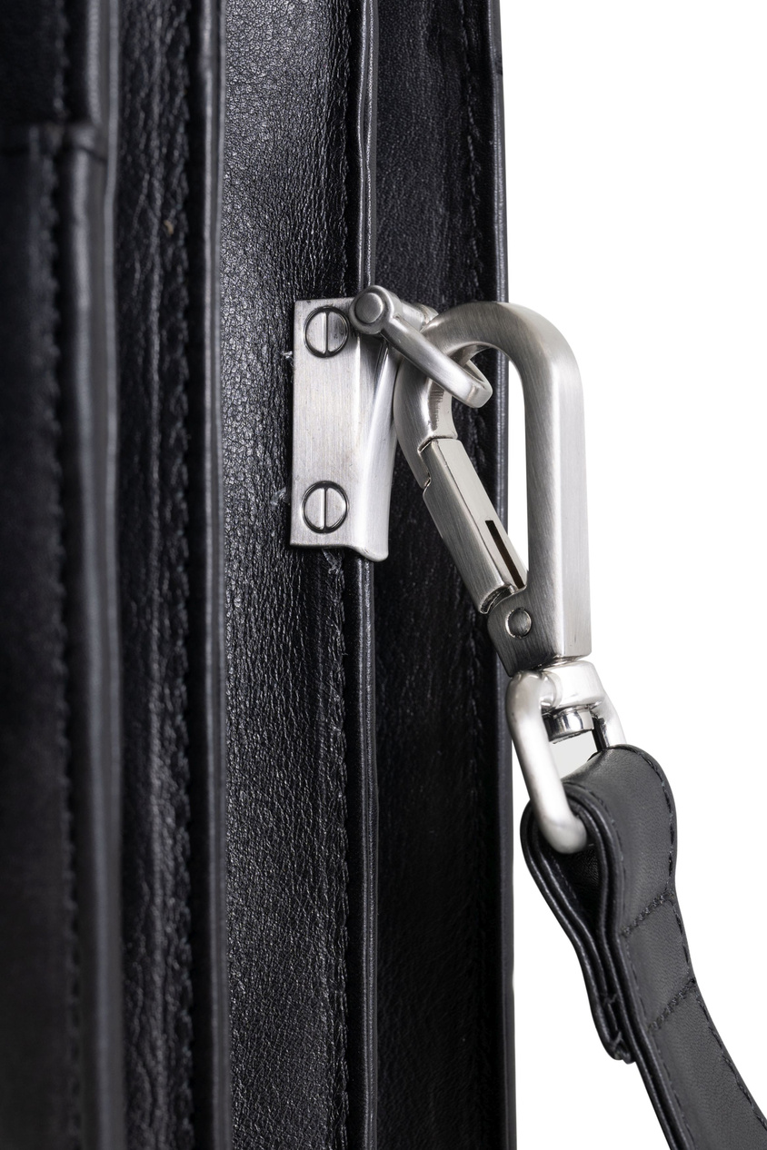 Valentini Ambassador 606 Aktentasche aus Leder, schwarz