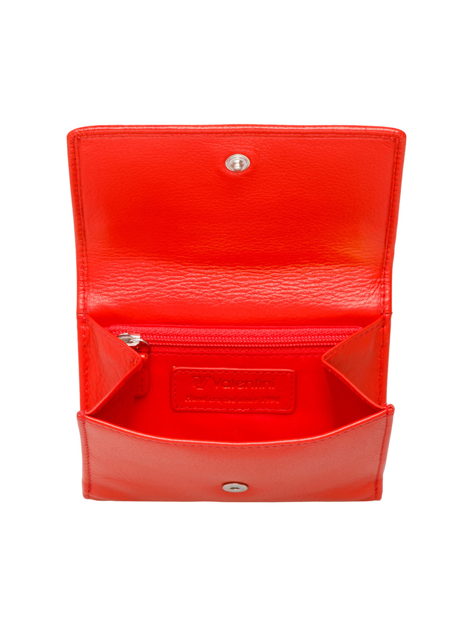 Valentini Damengeldbörse Metallic 503 rot