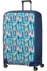 Pokrowiec na walizkę Samsonite XL miejski print