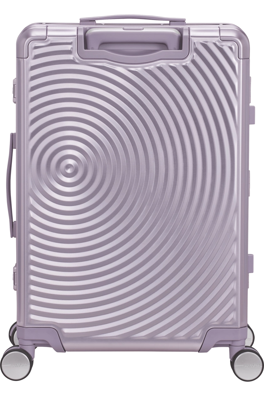 American Tourister Soundbox Alu Koffer 68cm Lila