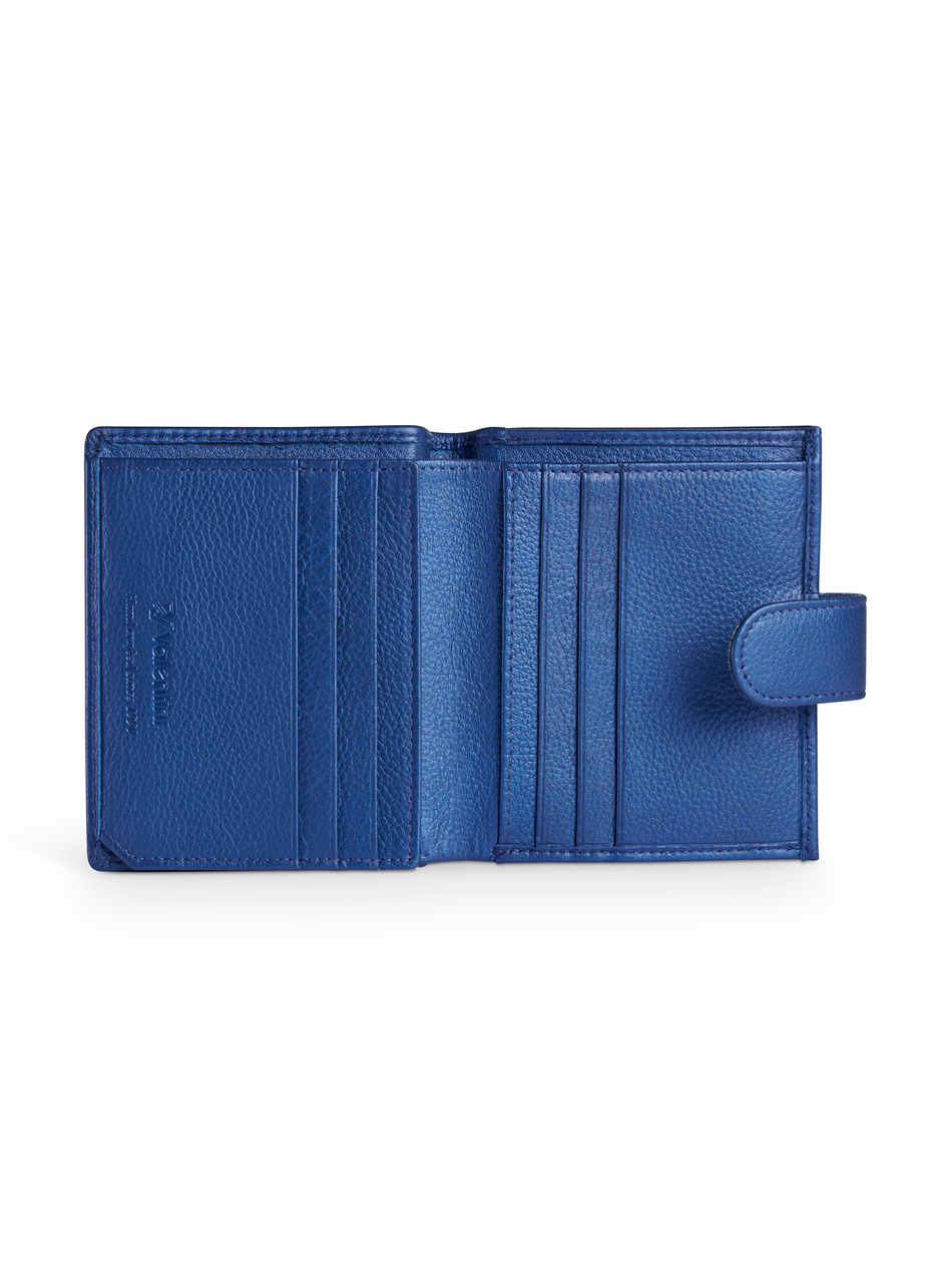 Valentini Damengeldbörse Metallic 447 blau