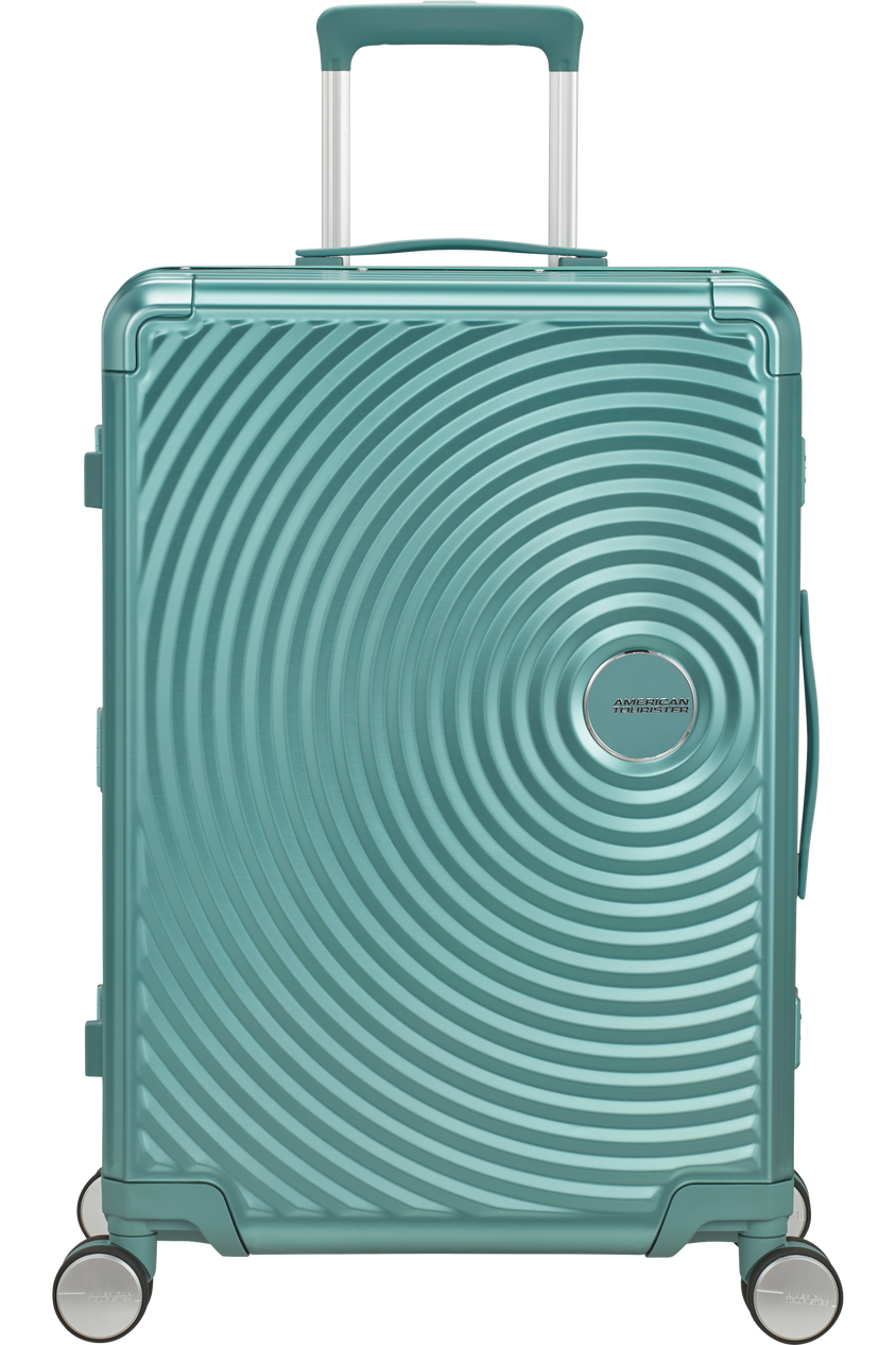 American Tourister Soundbox Alu Koffer 68cm Türkis