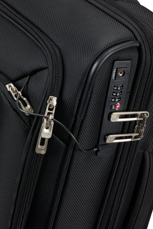 Samsonite Respark 55 cm Kabinen-Koffer schwarz erweiterbar