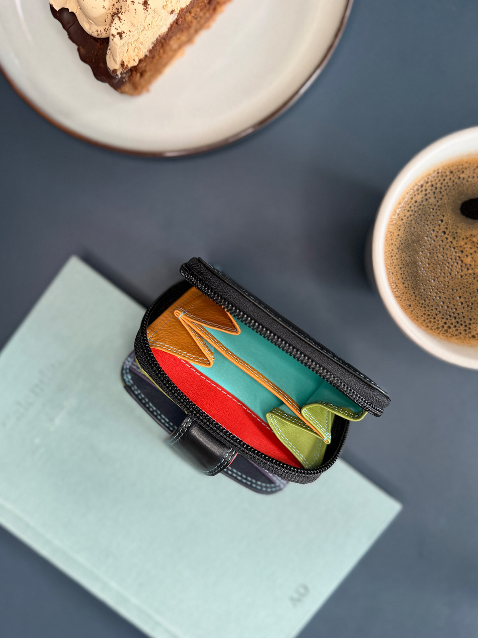 Valentini Colors P8 Damen-Geldbörse Schwarz