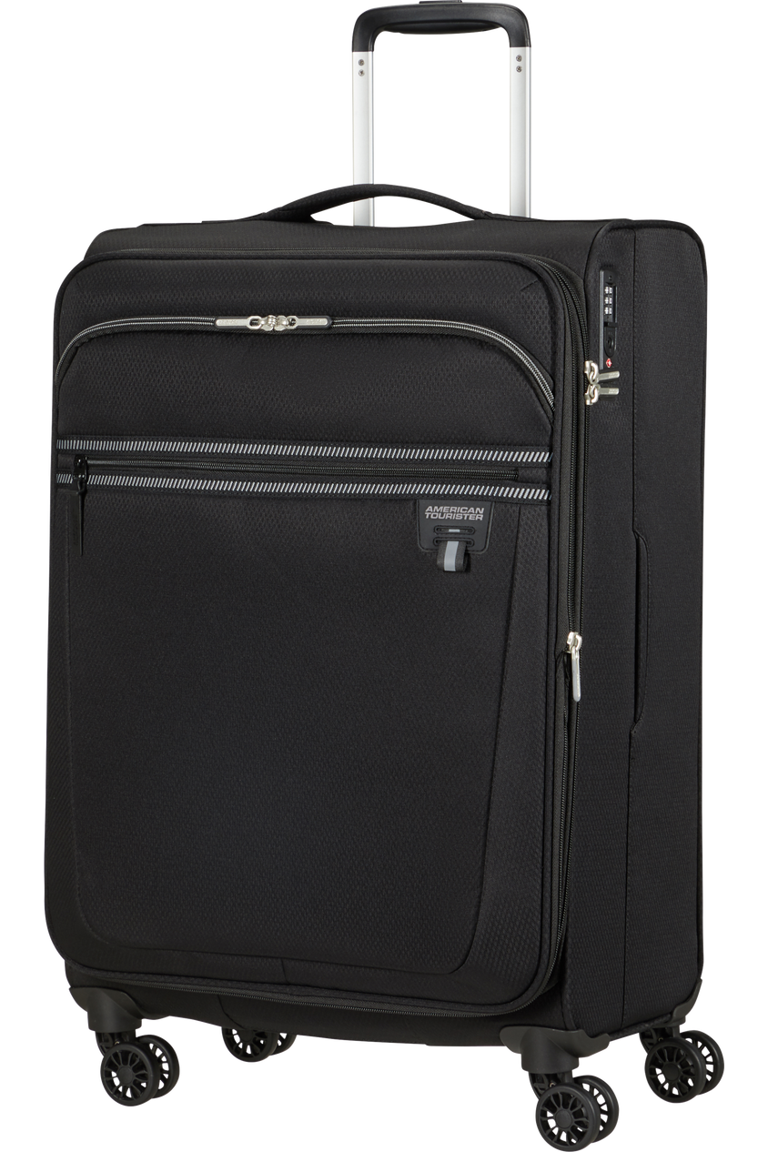 American Tourister Aerospin Koffer 69 cm ausziehbar schwarz