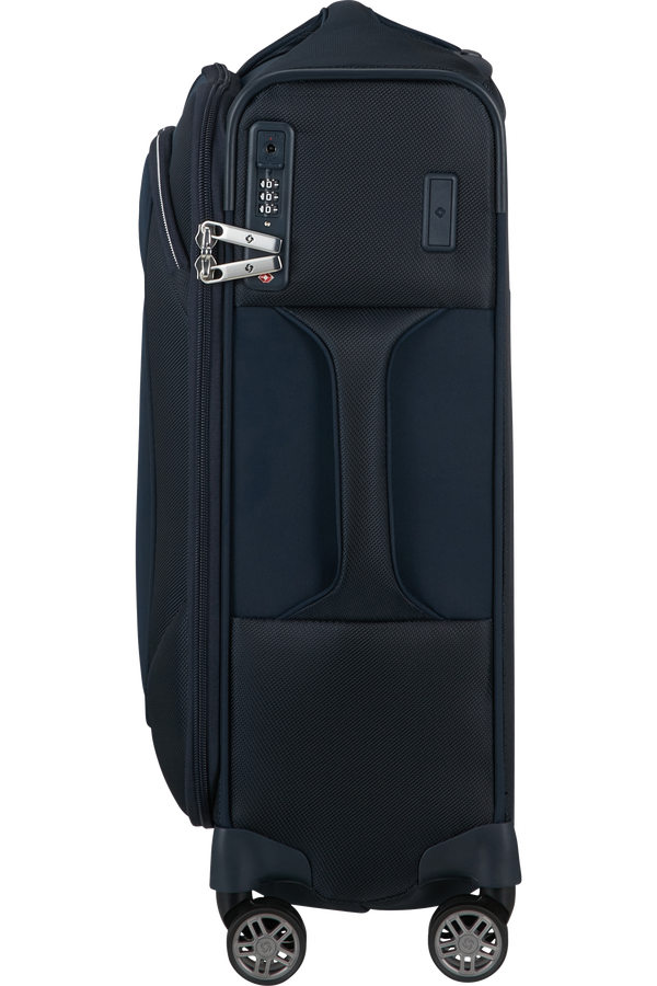 Samsonite Re-Lite 55 cm schmaler Koffer, erweiterbar, Marineblau