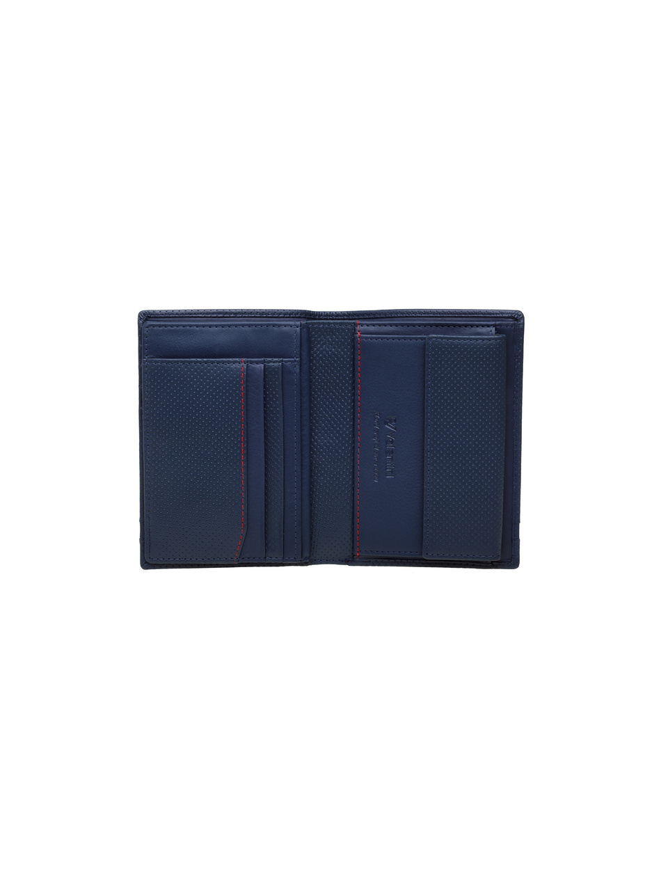 Valentini Herrengeldbörse Perforiert 467 marineblau