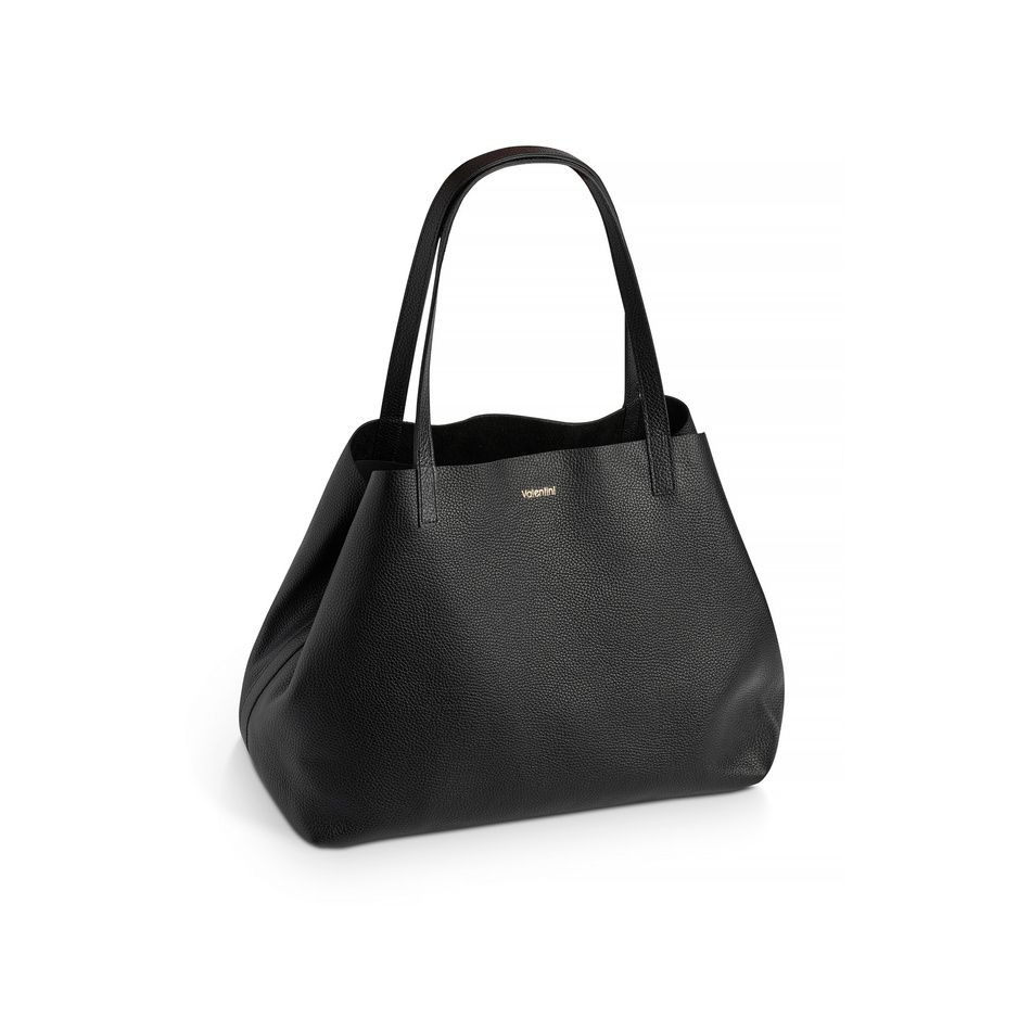 Valentini Paola Leder Shopper 2553 schwarz