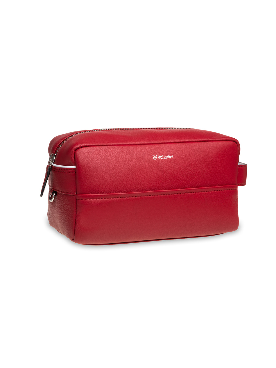 Valentini Piemonte 407 rote Kosmetiktasche