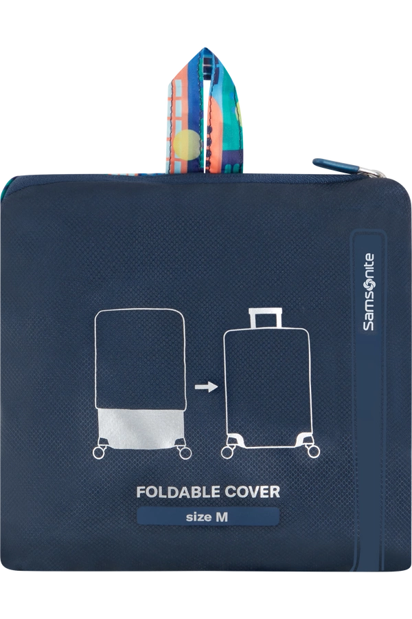 Pokrowiec na walizkę Samsonite M miejski print