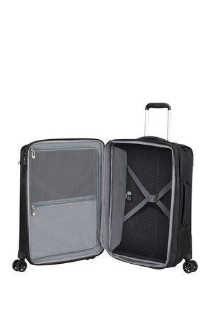 Samsonite Respark 55 cm Kabinen-Koffer schwarz erweiterbar