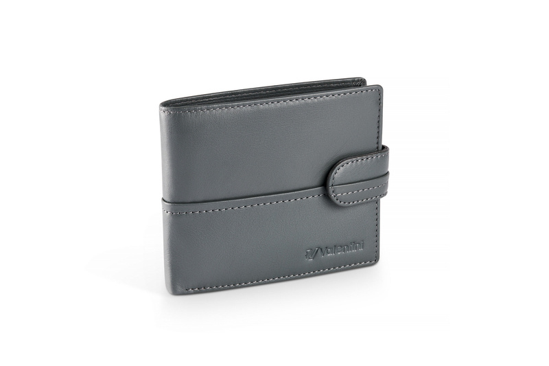 Valentini Black & Red Diamond Herrengeldbörse 502P grau