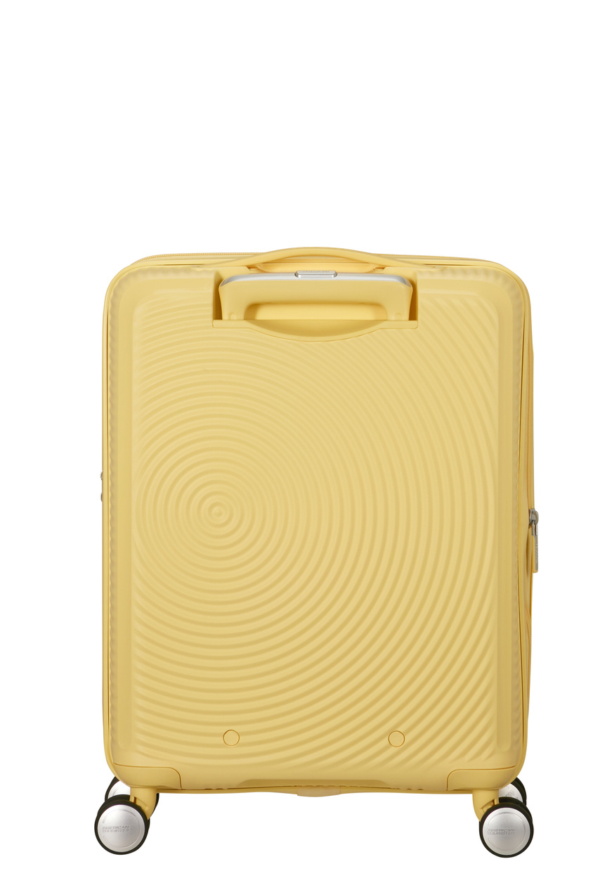 Walizka kabinowa American Tourister Soundbox 55cm powiększana żółta jasna