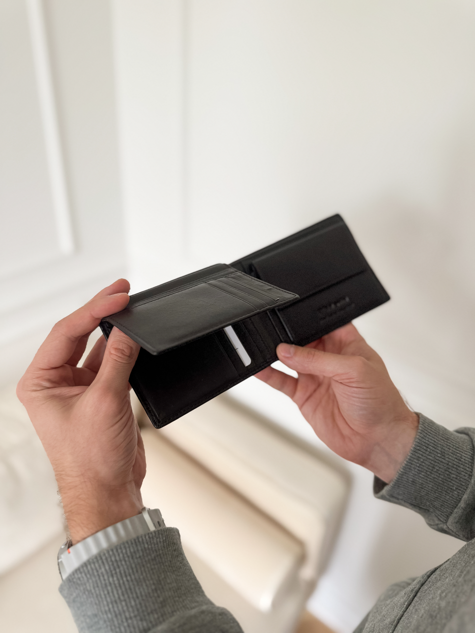 Valentini Herrengeldbörse Eibe 901 schwarz