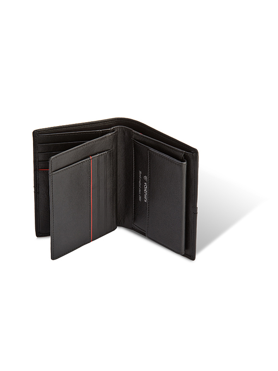 Valentini Black & Red Diamond Herrengeldbörse 467 schwarz