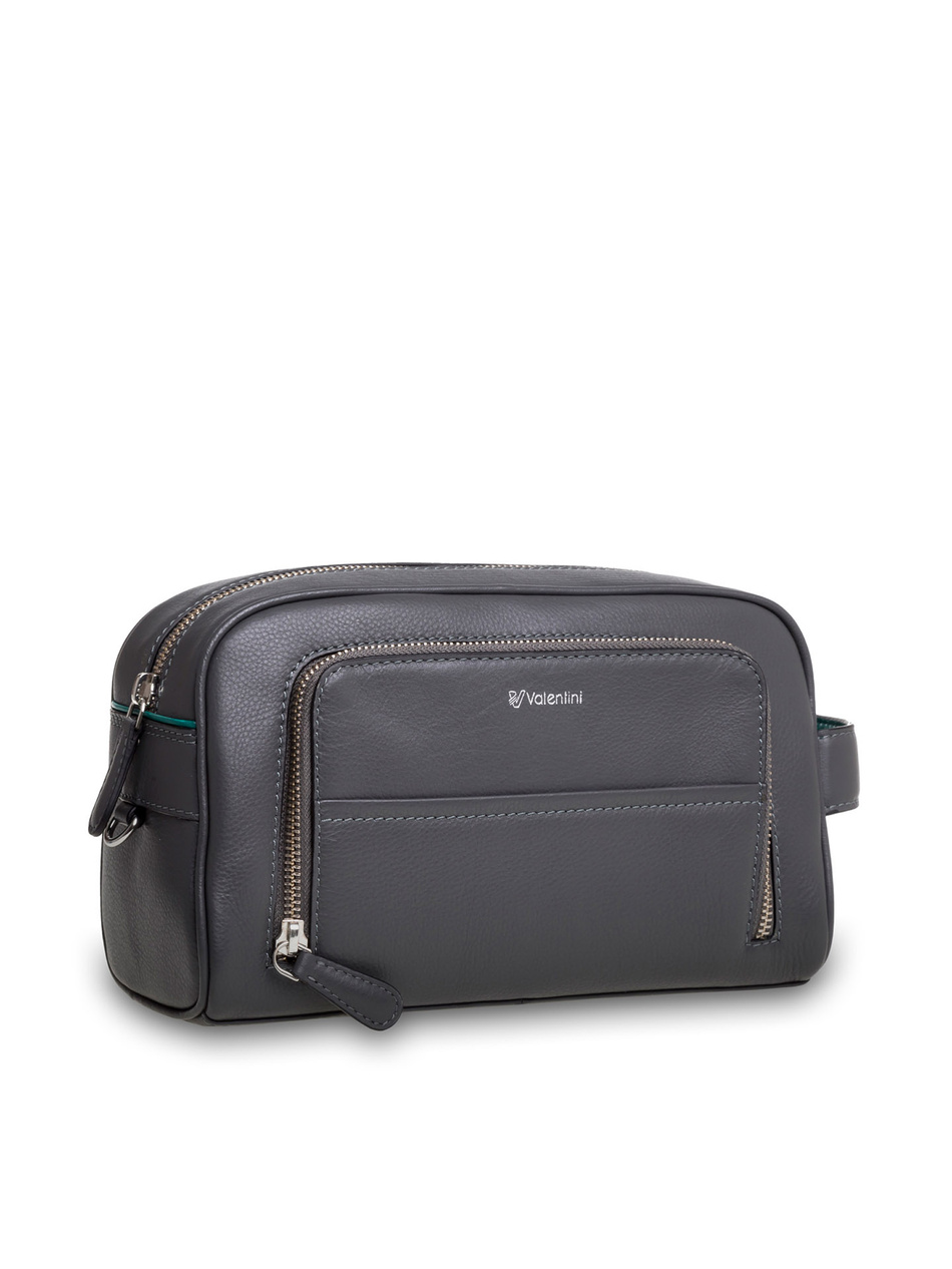 Valentini Piemonte 408 grau Kosmetiktasche