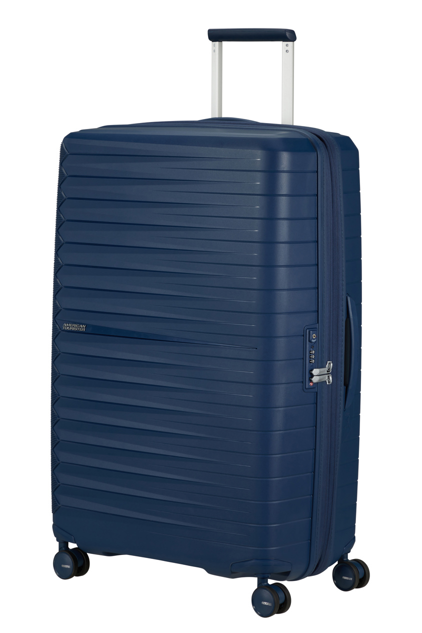 American Tourister Fastforward Koffer, 78 cm, ausziehbar, Marineblau