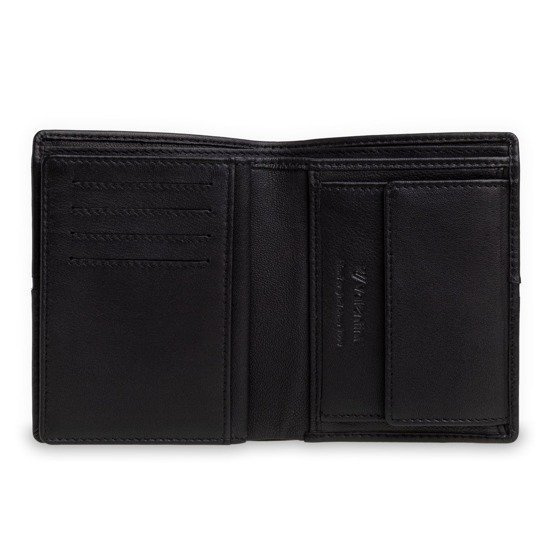 Valentini Milford 467 schwarzes Portemonnaie für Männer