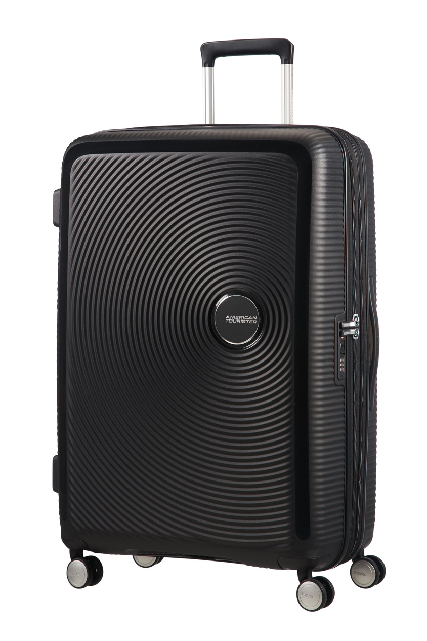 American Tourister Soundbox 77cm erweiterbarer Koffer schwarz