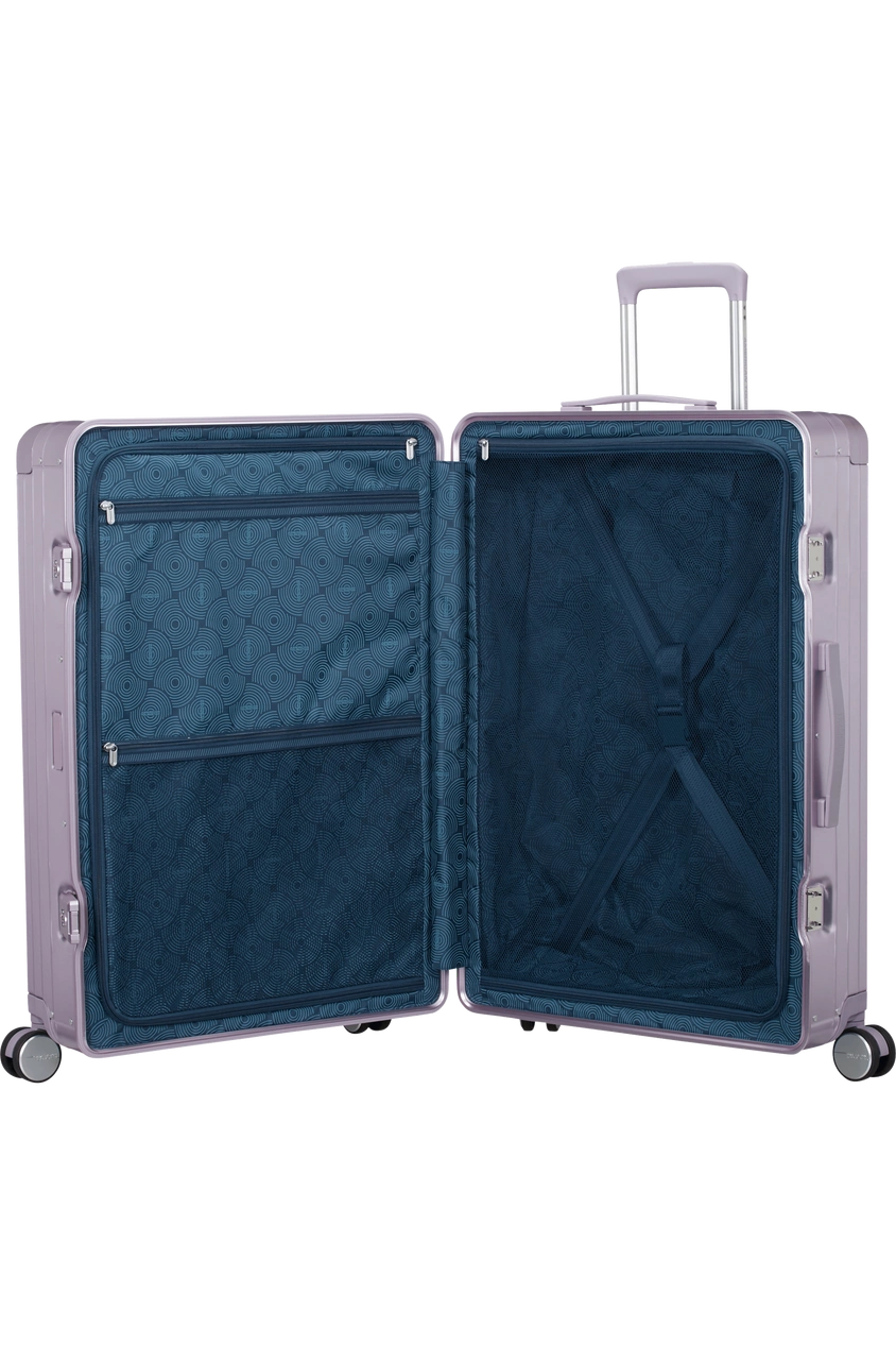 American Tourister Soundbox Alu Koffer 77cm Lila