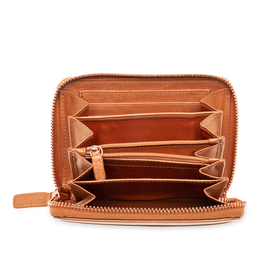 Valentini Damengeldbörse Metallic 410 Kupfer