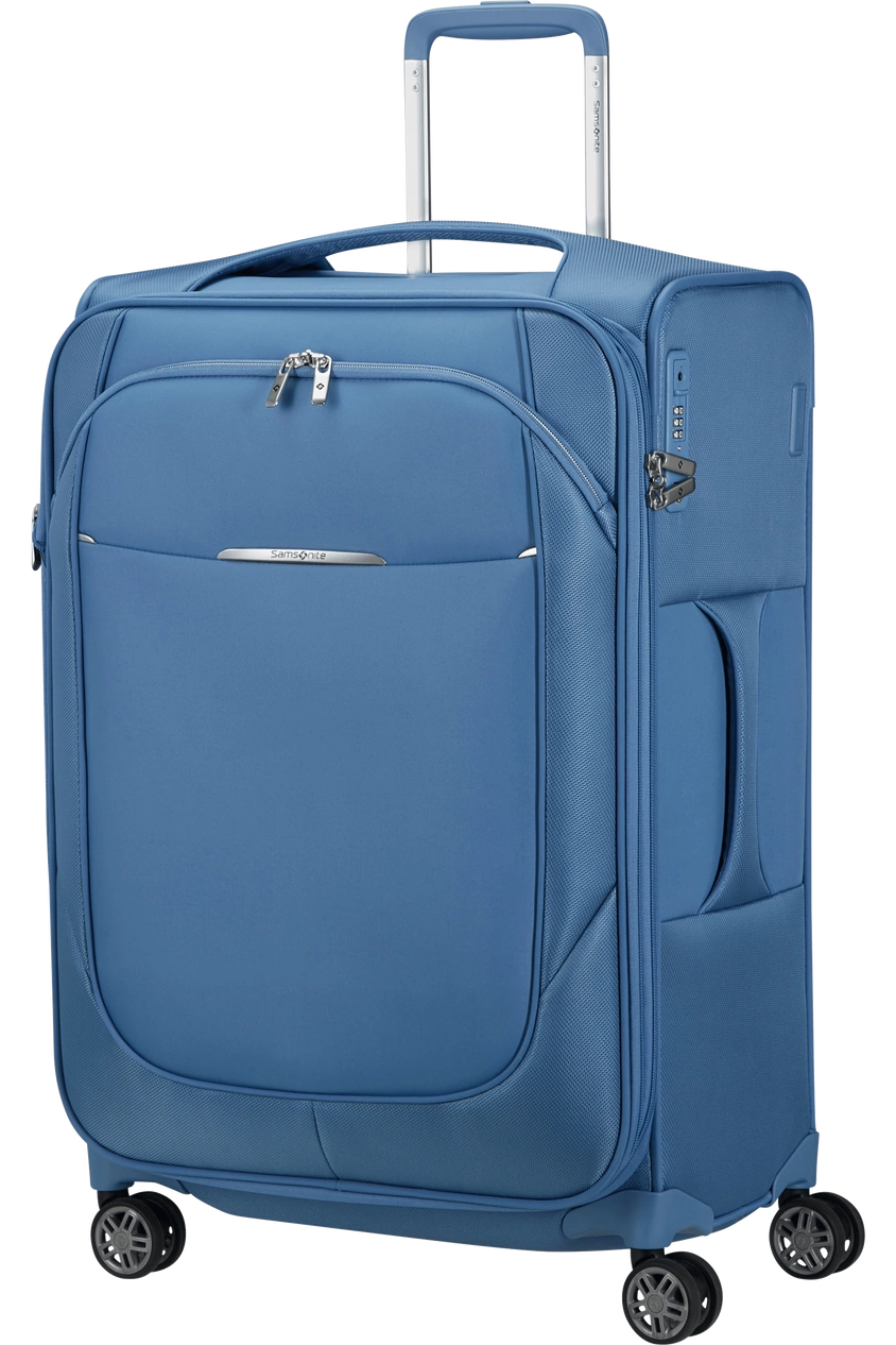 Walizka Samsonite Re-Lite 67cm powiększana niebieska