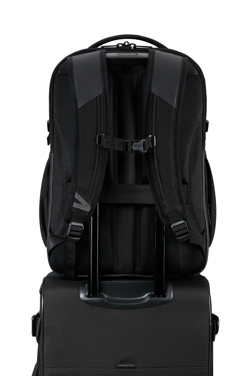 Samsonite Roadseeker L Laptop-Rucksack, erweiterbar, Schwarz