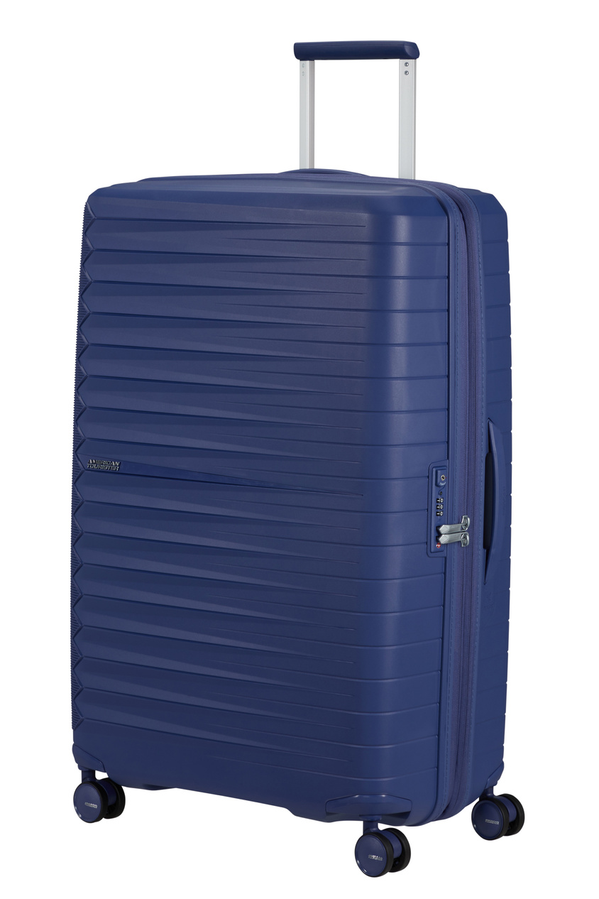 American Tourister Fastforward Koffer 78cm ausziehbar blau