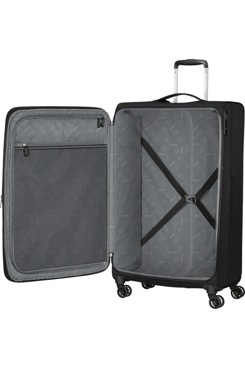 American Tourister Aerospin Koffer 80 cm ausziehbar schwarz