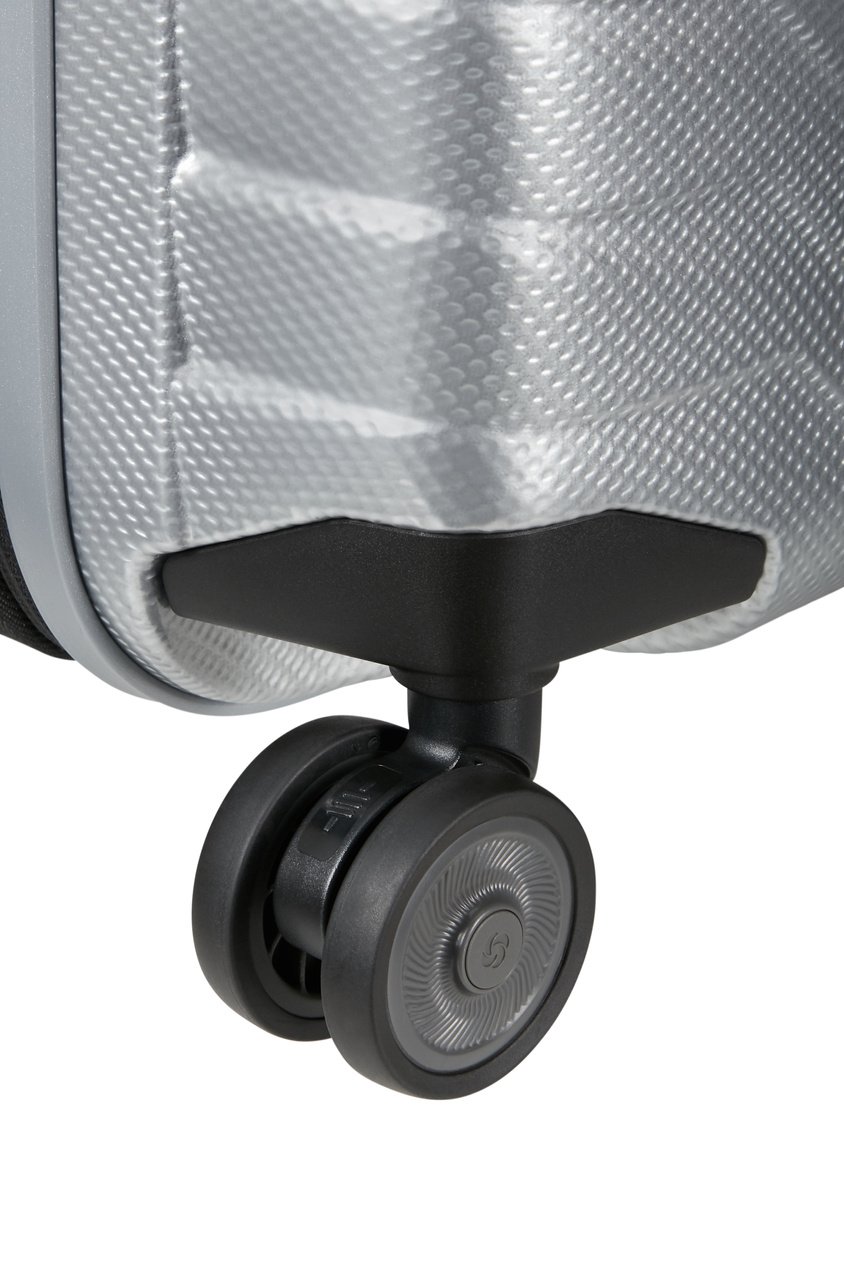 Samsonite Proxis 55cm Handgepäckkoffer, erweiterbar silber