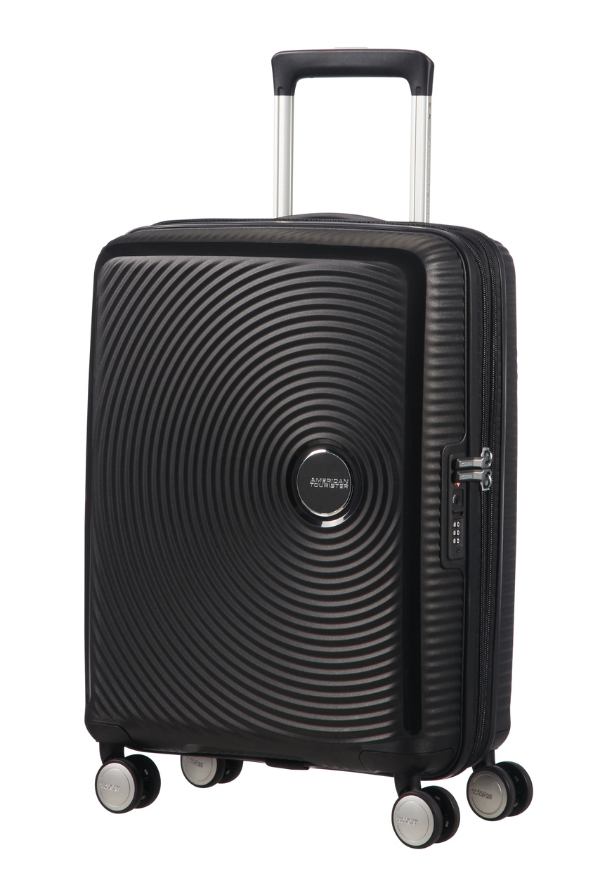 American Tourister Soundbox 55 cm erweiterbarer Handgepäckkoffer schwarz