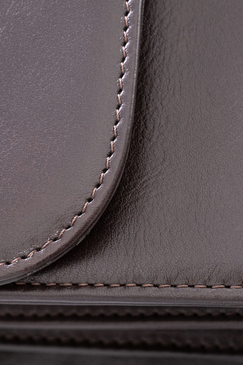 Valentini Ambassador 613 Aktentasche aus braunem Leder