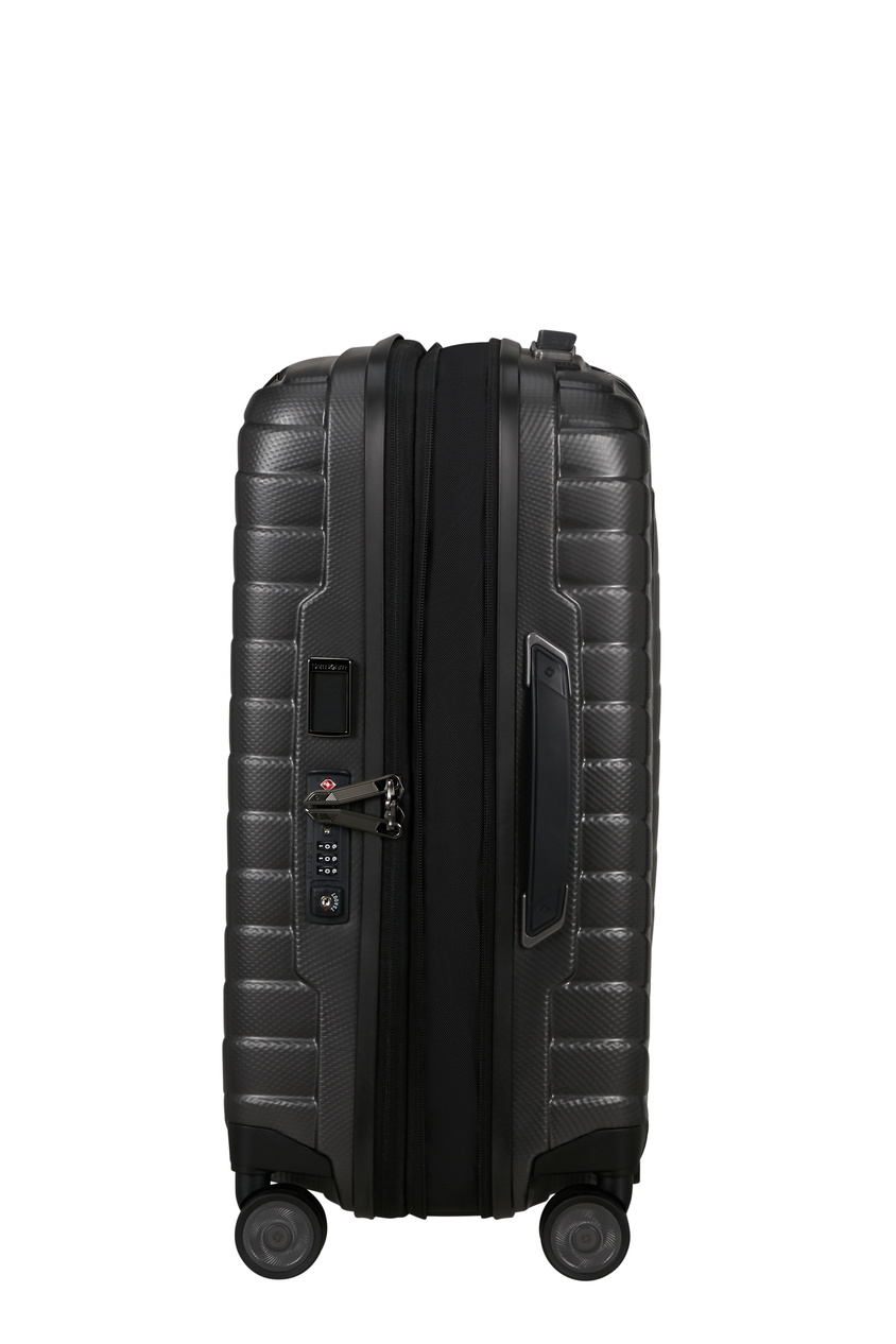 Samsonite Proxis 55cm Handgepäckkoffer, erweiterbar silber