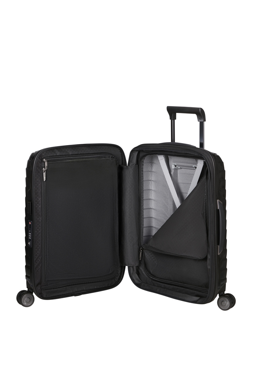 Samsonite Proxis 55cm Handgepäckkoffer, erweiterbar silber