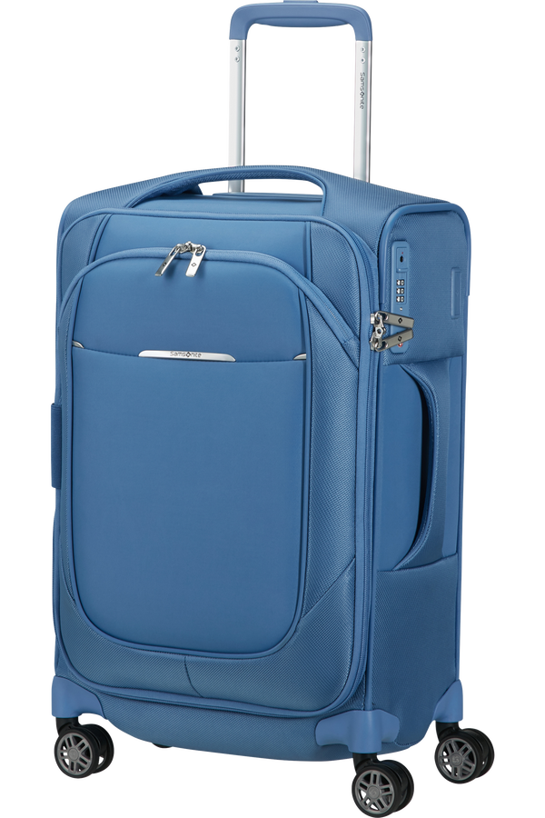 Walizka Samsonite Re-Lite 55cm slim powiększana niebieska