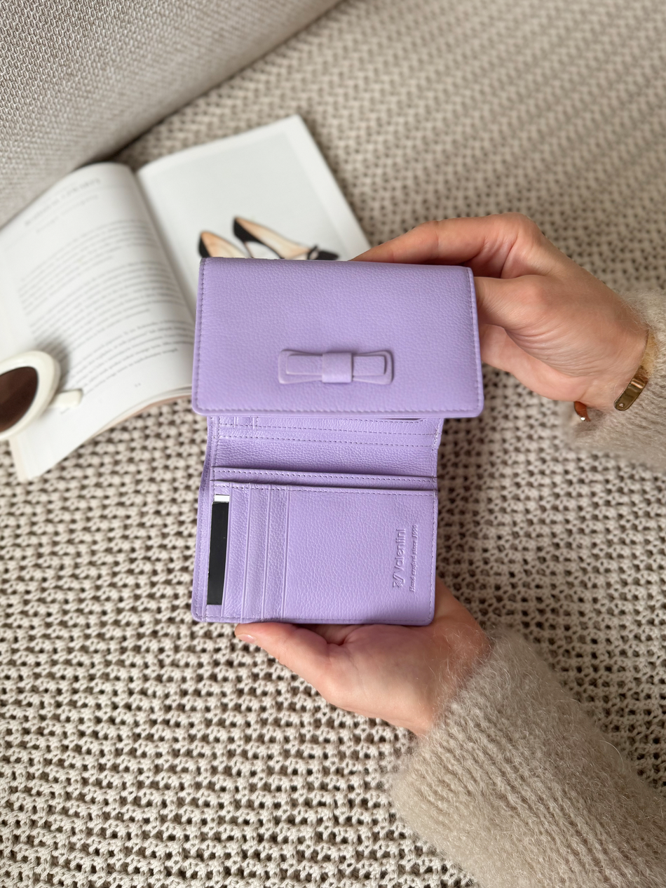 Valentini Damengeldbörse Metallic P62 blau