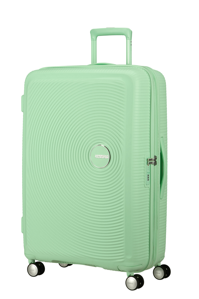 American Tourister Soundbox 77cm Koffer, vergrößerbar, hellgrün 