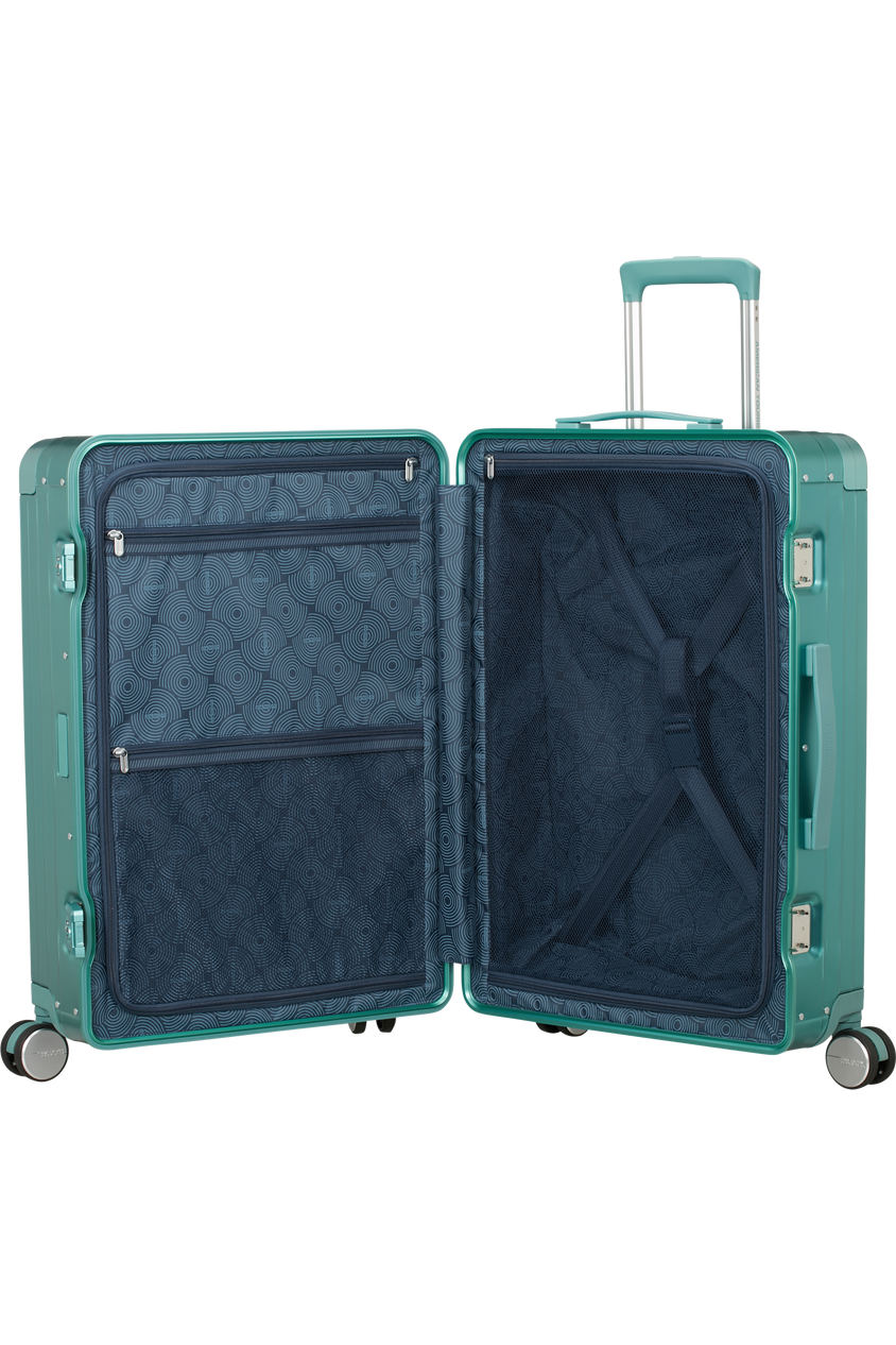 American Tourister Soundbox Alu Koffer 68cm Türkis