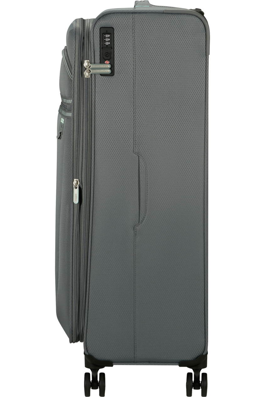 Walizka American Tourister Aerospin 80 cm powiększana szara