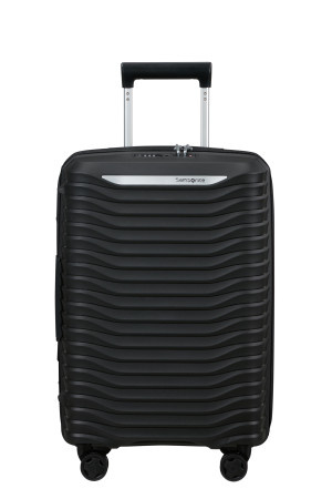 Samsonite Upscape 55 cm vergrößerbarer Kabinenkoffer, Schwarz