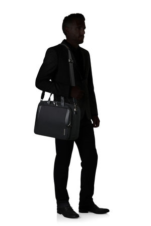 Samsonite XBR 2.0 15,6" Laptoptasche, vergrößert, schwarz