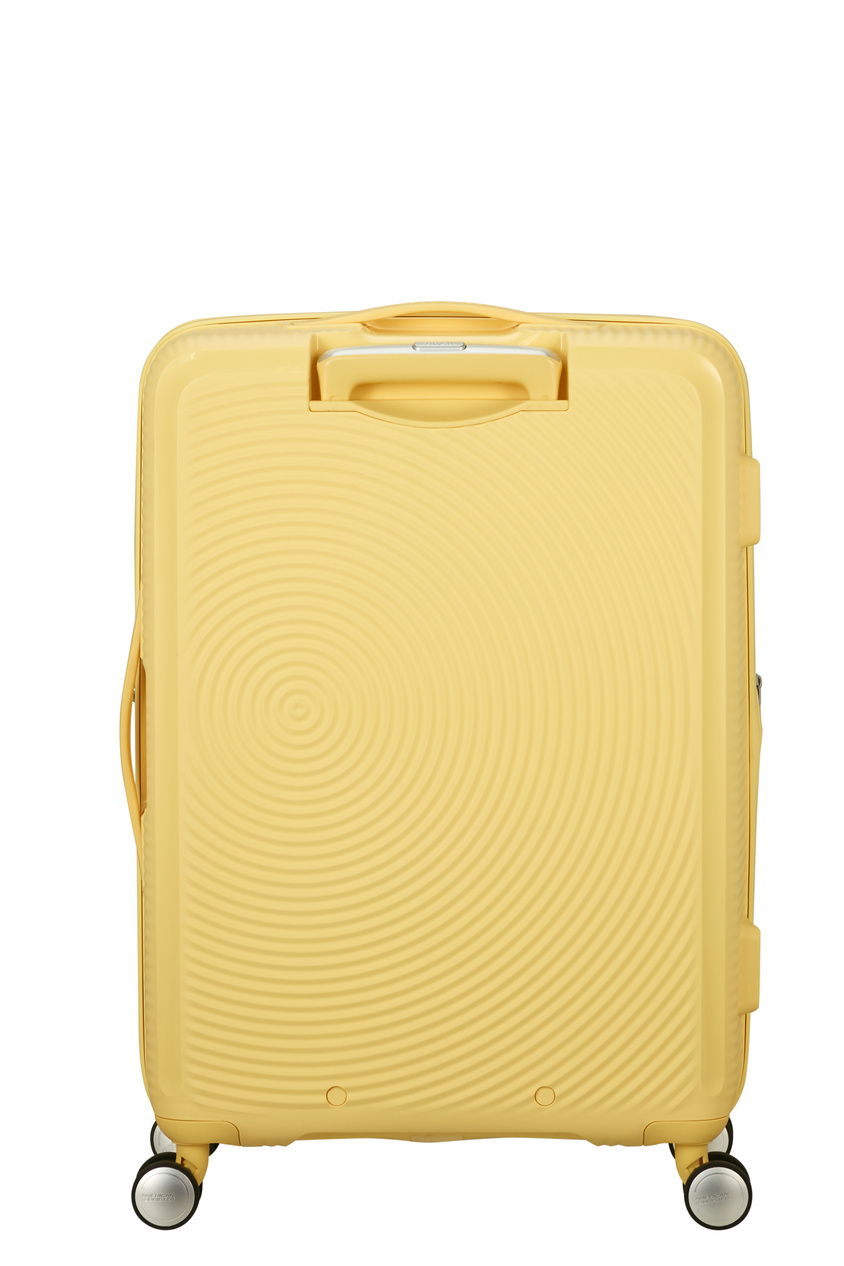 Walizka American Tourister Soundbox 67cm powiększana żółta jasna
