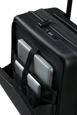 Samsonite Restackd Kabinenkoffer 55cm, vergrößert, schwarz