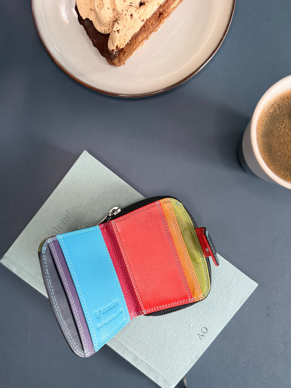 Valentini Colors P8 Damen-Geldbörse Schwarz