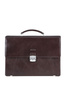 Valentini Ambassador 613 Aktentasche aus braunem Leder